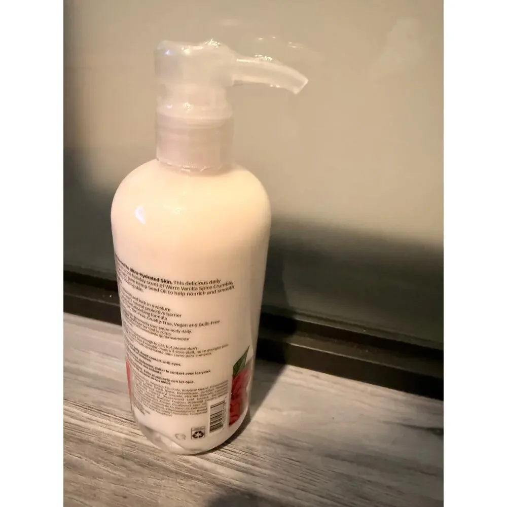 HEMPZ TREATS Warm Vanilla Spice Crumble Body Lotion Women's 16.5 oz NEW SEALED